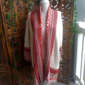 Altar'd State Women's M/L Boho Cozy Cardigan